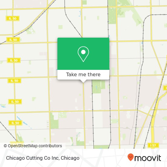 Mapa de Chicago Cutting Co Inc