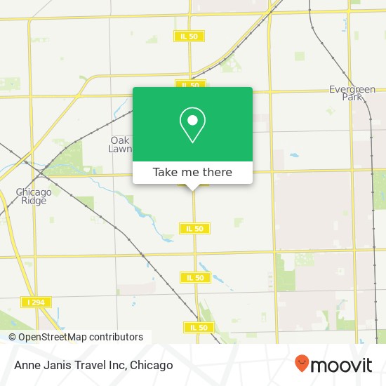 Anne Janis Travel Inc map