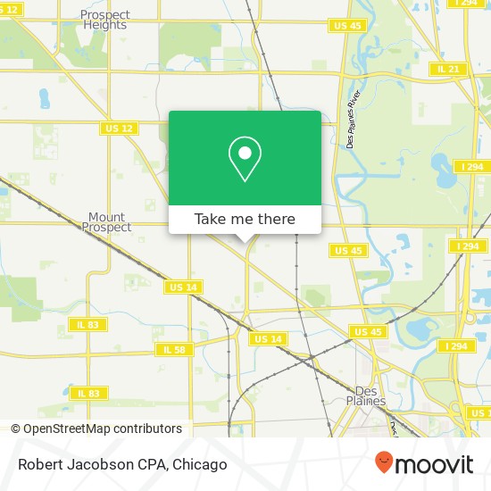 Robert Jacobson CPA map