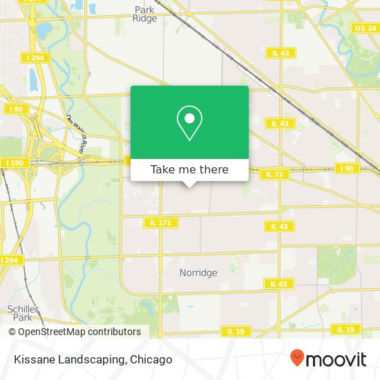 Kissane Landscaping map