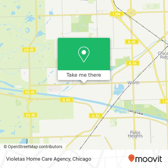 Violetas Home Care Agency map