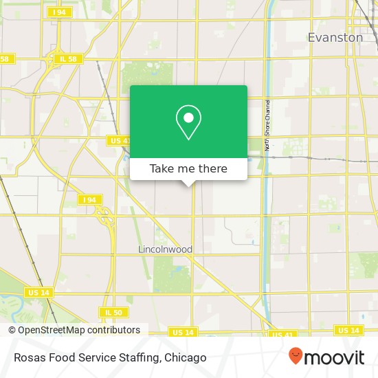 Rosas Food Service Staffing map