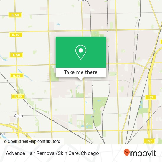 Advance Hair Removal/Skin Care map