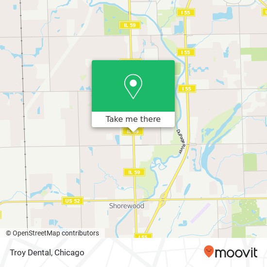 Mapa de Troy Dental