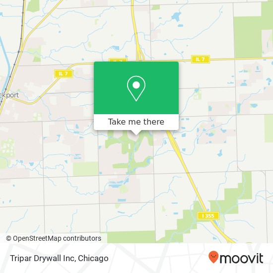 Tripar Drywall Inc map