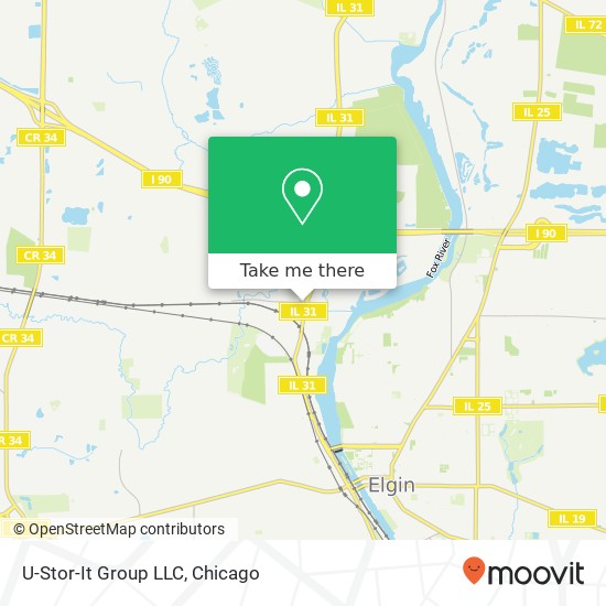 Mapa de U-Stor-It Group LLC