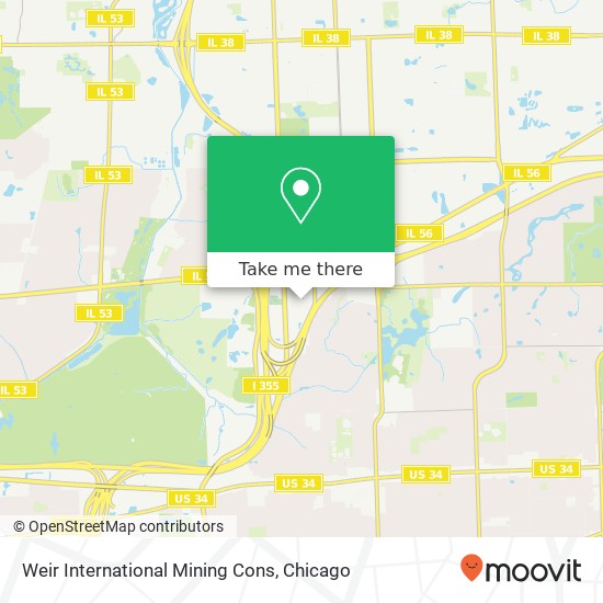 Weir International Mining Cons map