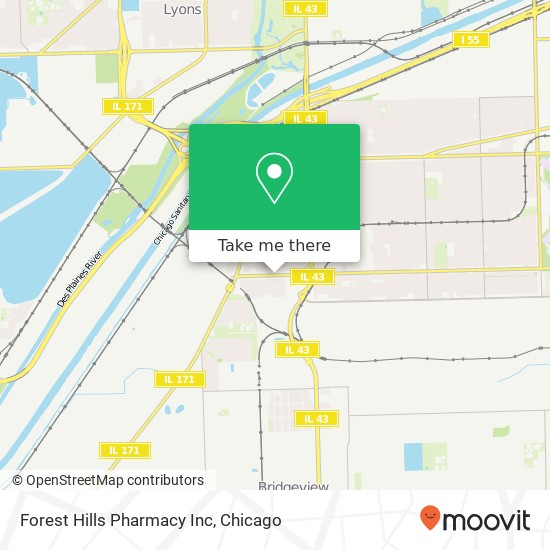 Forest Hills Pharmacy Inc map