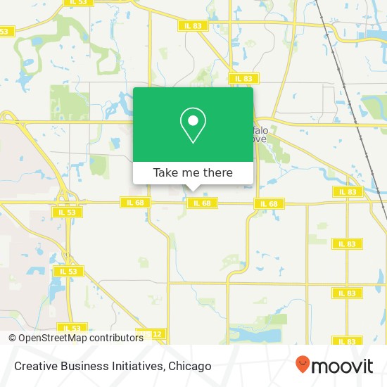 Creative Business Initiatives map