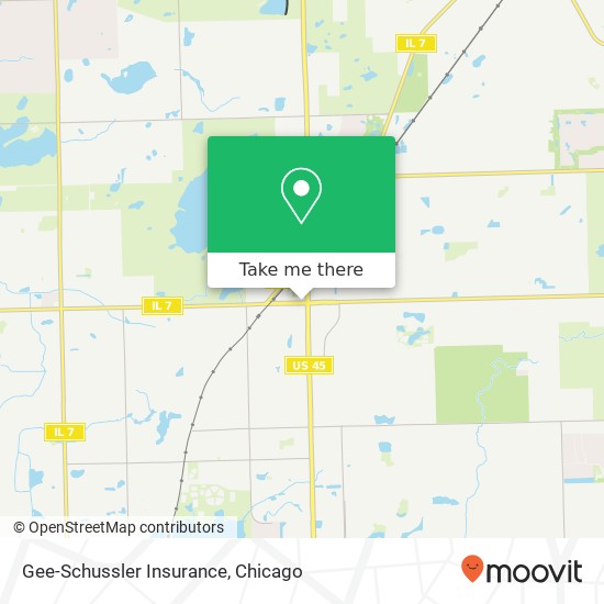 Gee-Schussler Insurance map