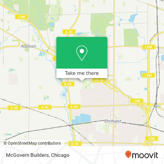 McGovern Builders map