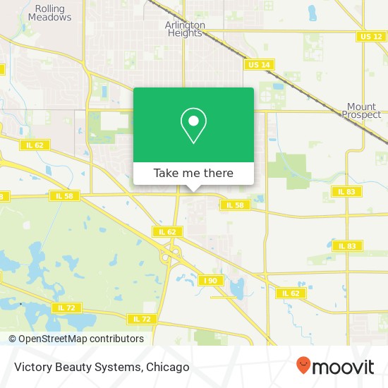 Victory Beauty Systems map