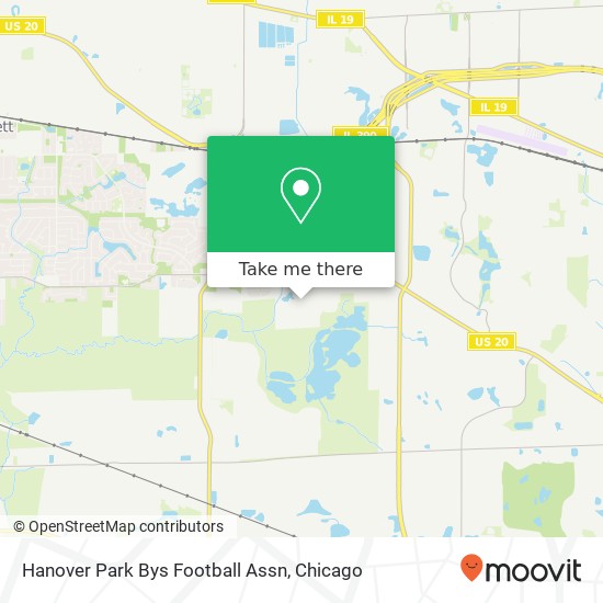 Hanover Park Bys Football Assn map