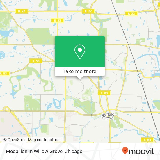 Medallion In Willow Grove map