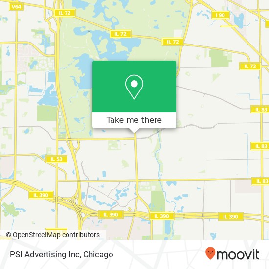 PSI Advertising Inc map