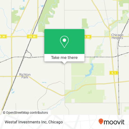Westaf Investments Inc map