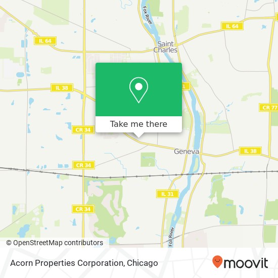 Mapa de Acorn Properties Corporation