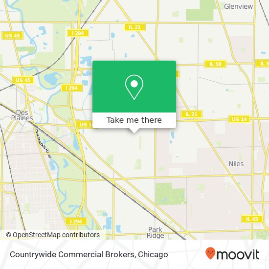 Countrywide Commercial Brokers map