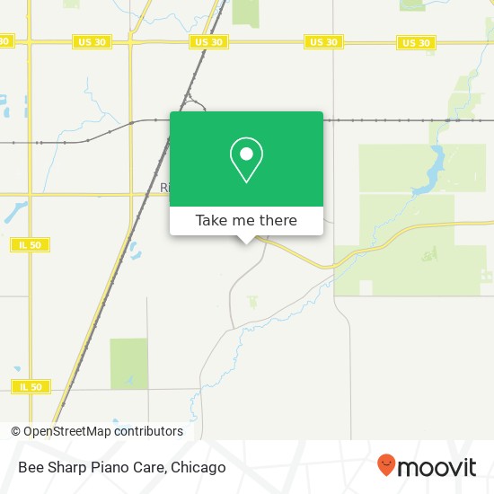 Bee Sharp Piano Care map