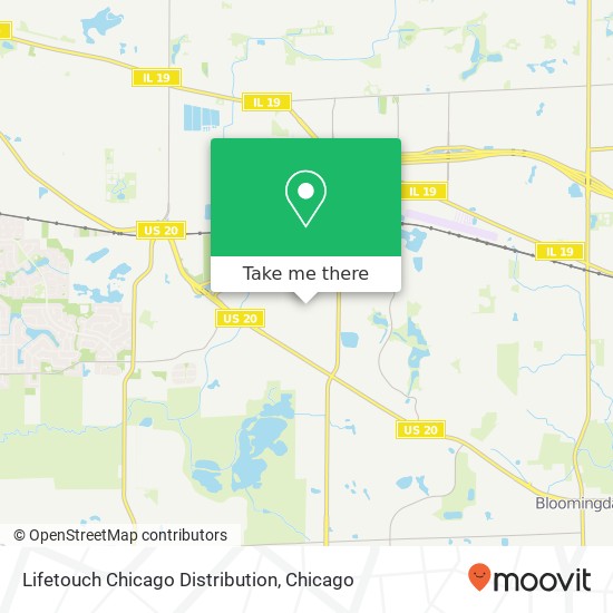 Lifetouch Chicago Distribution map