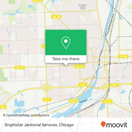 Brightstar Janitorial Services map