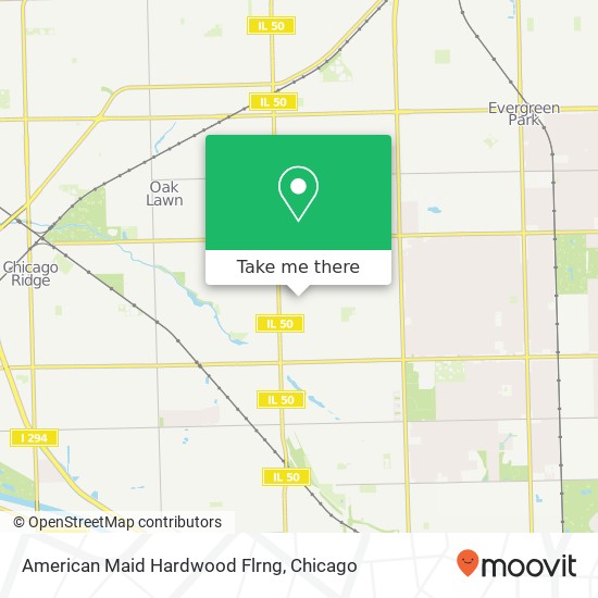 American Maid Hardwood Flrng map