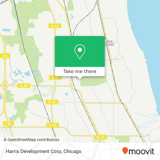 Harris Development Corp map
