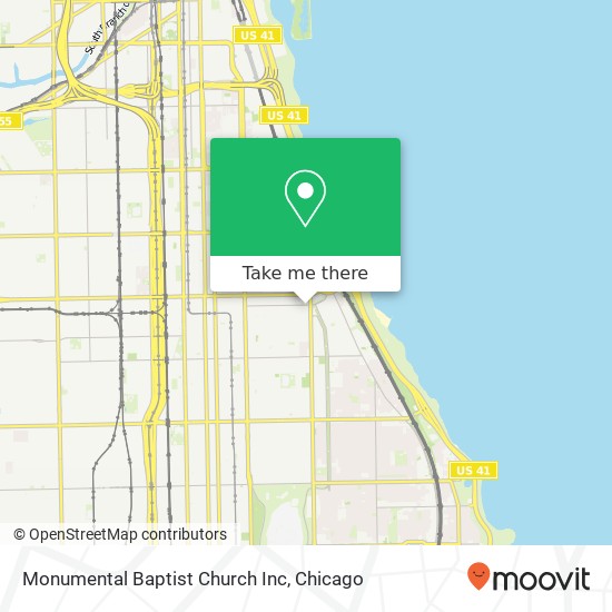 Mapa de Monumental Baptist Church Inc