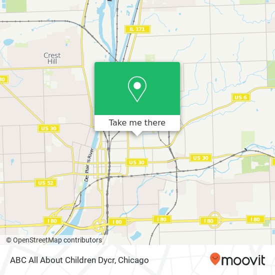 ABC All About Children Dycr map