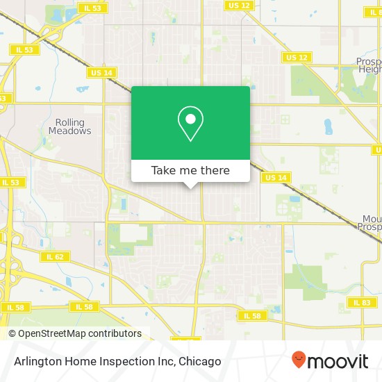 Mapa de Arlington Home Inspection Inc