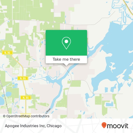 Apogee Industries Inc map