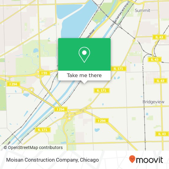 Mapa de Moisan Construction Company