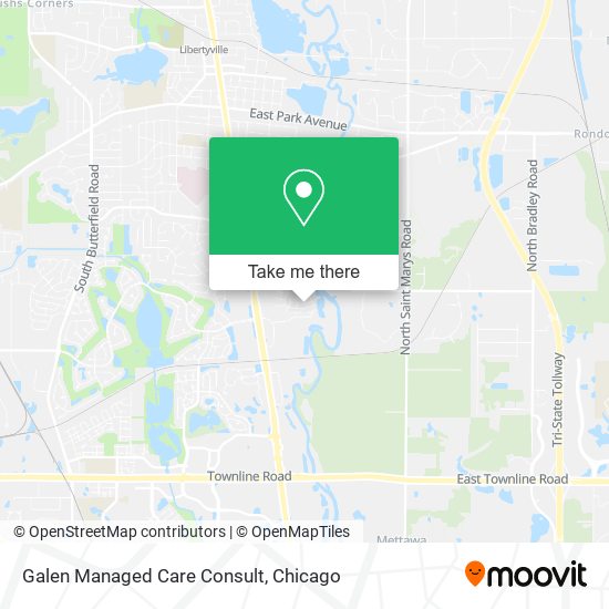 Galen Managed Care Consult map