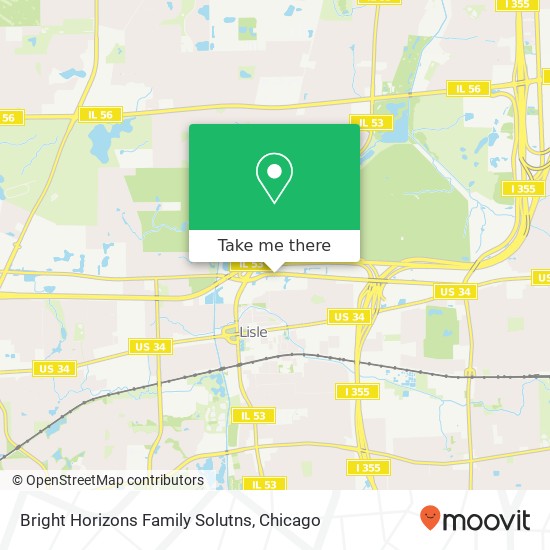 Bright Horizons Family Solutns map