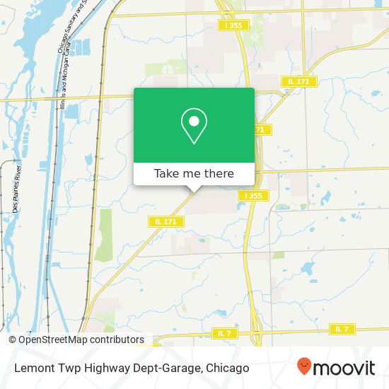 Mapa de Lemont Twp Highway Dept-Garage
