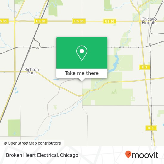 Broken Heart Electrical map