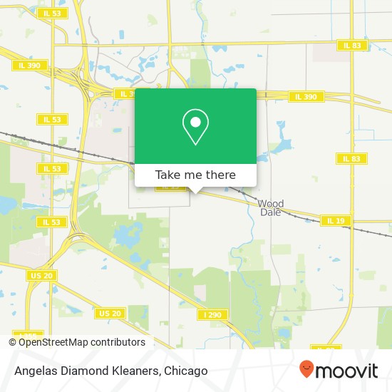 Angelas Diamond Kleaners map