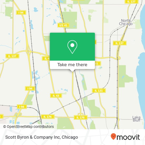 Mapa de Scott Byron & Company Inc