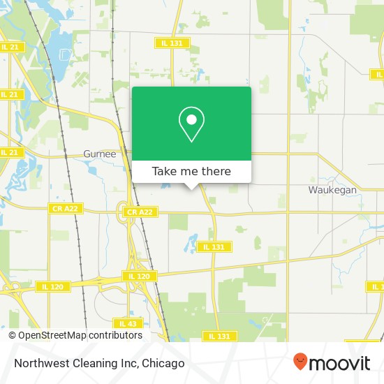 Mapa de Northwest Cleaning Inc