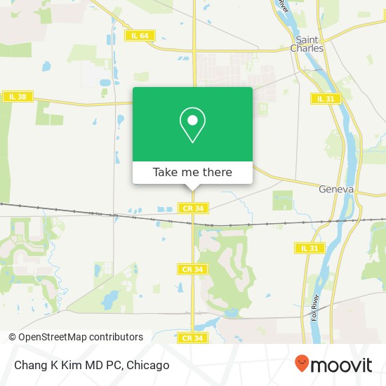 Mapa de Chang K Kim MD PC