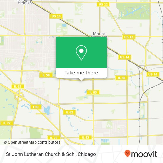 St John Lutheran Church & Schl map