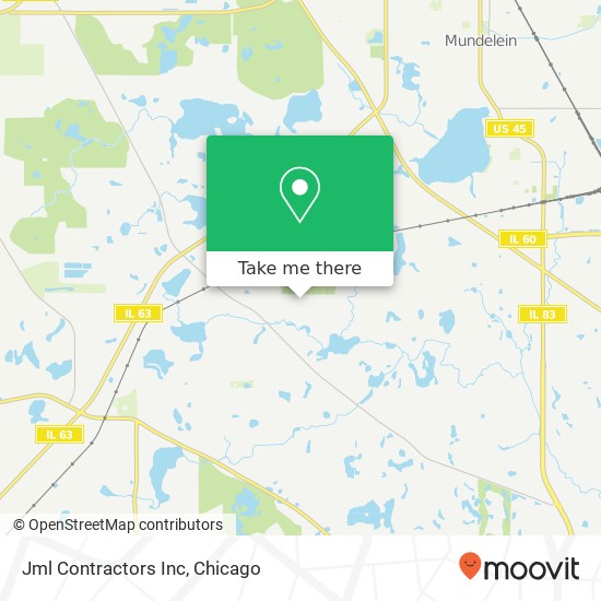 Jml Contractors Inc map