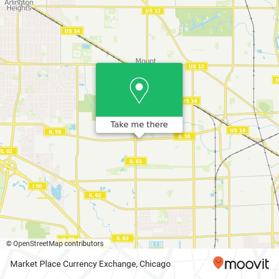 Market Place Currency Exchange map