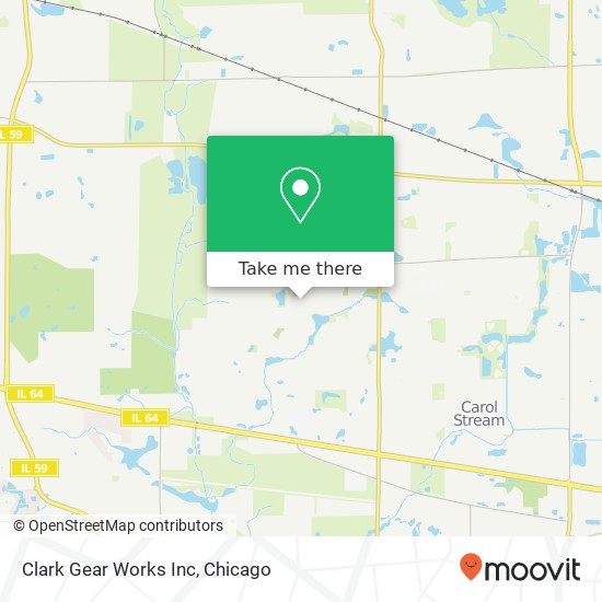 Mapa de Clark Gear Works Inc