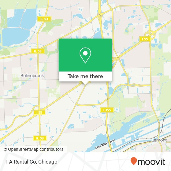 I A Rental Co map