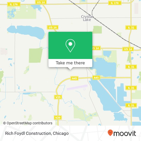 Mapa de Rich Foydl Construction