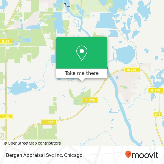 Bergen Appraisal Svc Inc map