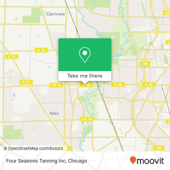 Four Seasons Tanning Inc map