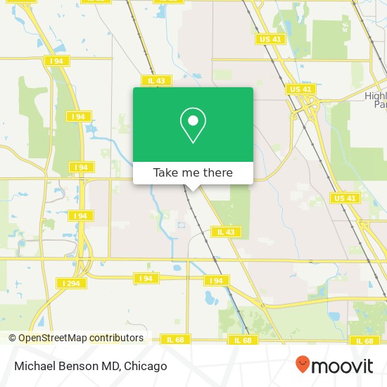 Michael Benson MD map