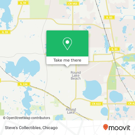 Steve's Collectibles map